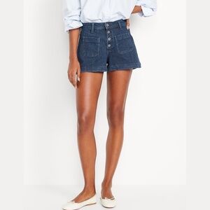 Old Navy High-Rise Denim Shorts – Women’s Size 4, Excellent Condition